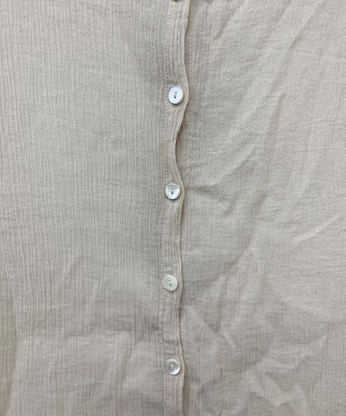 SHENERY（シーナリー）SHENERY (シーナリー) コットンシアー楊柳2WAYトップス ベージュ サイズ:Fの古着・服飾アイテム
