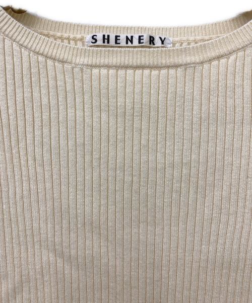 SHENERY（シーナリー）SHENERY (シーナリー) フレアスリーブリブニット アイボリー サイズ:Fの古着・服飾アイテム