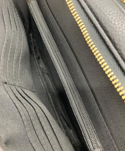 LASIEM（ラシエム）LASIEM (ラシエム) お財布機能付きショルダーバッグ ブラックの古着・服飾アイテム
