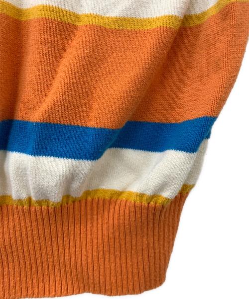 KEBOZ（ケボズ）KEBOZ (ケボズ) ニットシャツ オレンジ サイズ:Lの古着・服飾アイテム