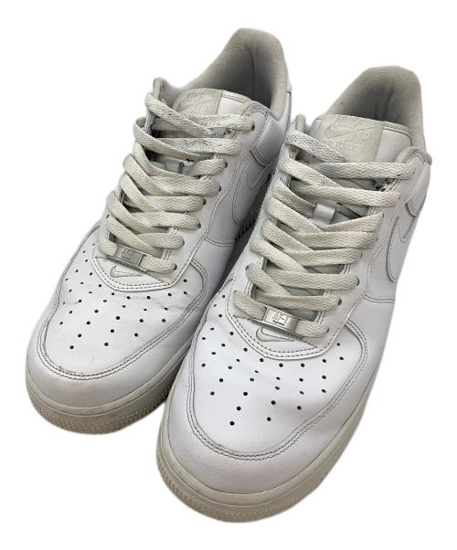 NIKE（ナイキ）NIKE (ナイキ) Supreme (シュプリーム) Air Force 1 ホワイト サイズ:28.5の古着・服飾アイテム