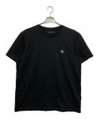 ck Calvin Kleinシーケーカルバンクライン）の古着「リラックスフィットTシャツ」｜ブラック