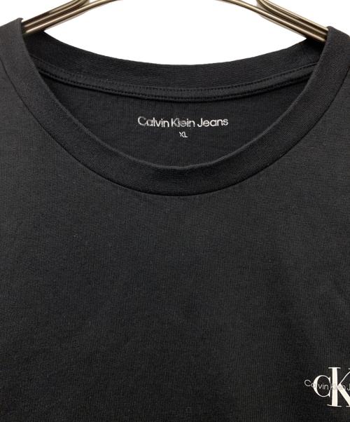 ck Calvin Klein（シーケーカルバンクライン）ck Calvin Klein (シーケーカルバンクライン) リラックスフィットTシャツ ブラック サイズ:XLの古着・服飾アイテム
