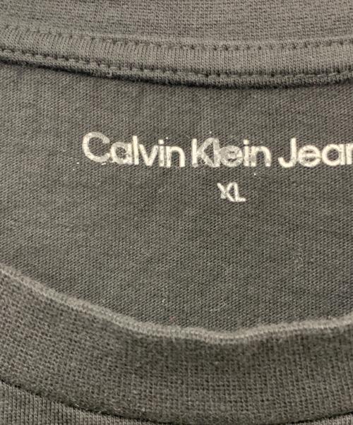 ck Calvin Klein（シーケーカルバンクライン）ck Calvin Klein (シーケーカルバンクライン) リラックスフィットTシャツ ブラック サイズ:XLの古着・服飾アイテム