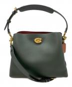 COACHコーチ）の古着「ウィロウ ショルダーバッグ」｜グリーン
