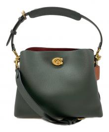 COACH（コーチ）の古着「ウィロウ ショルダーバッグ」｜グリーン