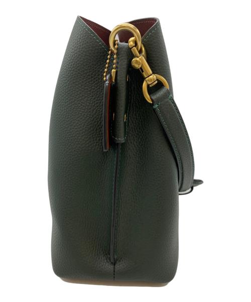 COACH（コーチ）COACH (コーチ) ウィロウ ショルダーバッグ グリーンの古着・服飾アイテム