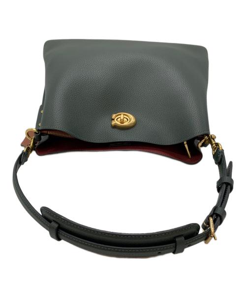 COACH（コーチ）COACH (コーチ) ウィロウ ショルダーバッグ グリーンの古着・服飾アイテム