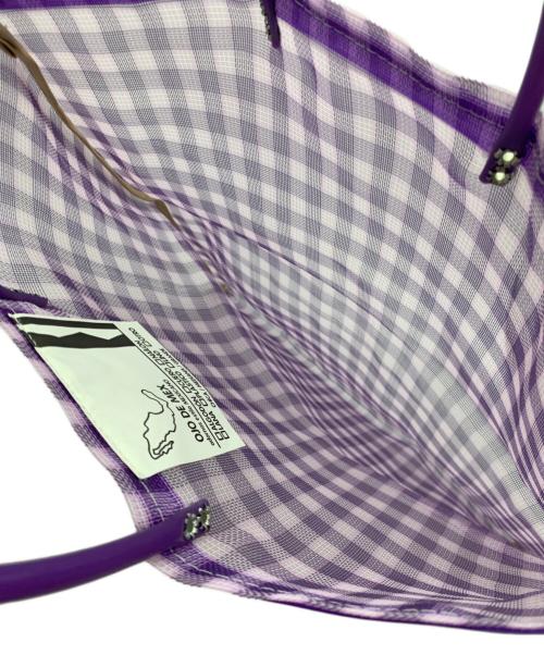 OJO DE MEX（オホデメックス）OJO DE MEX (オホデメックス) メッシュトートバッグ パープルの古着・服飾アイテム
