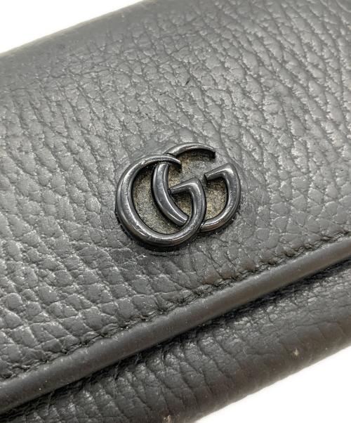 GUCCI（グッチ）GUCCI (グッチ) 3つ折り財布 ブラックの古着・服飾アイテム
