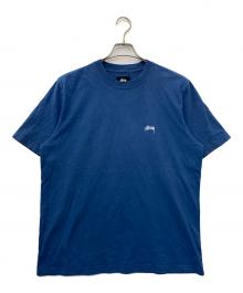 stussy（ステューシー）の古着「Stock Logo S/S Crew」｜ブルー