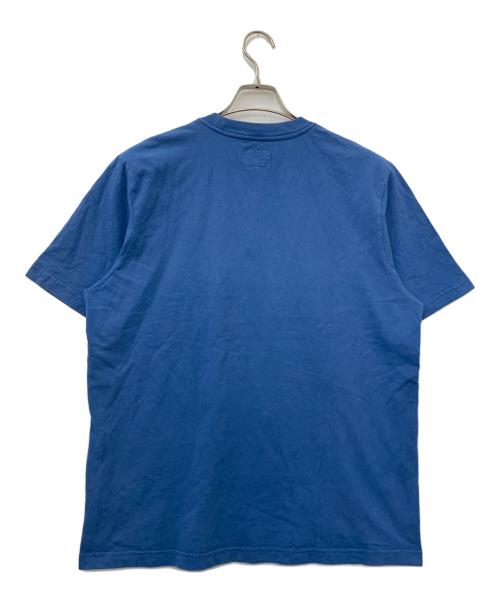 stussy（ステューシー）stussy (ステューシー) Stock Logo S/S Crew ブルー サイズ:Mの古着・服飾アイテム