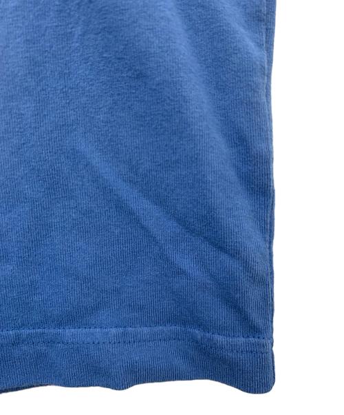 stussy（ステューシー）stussy (ステューシー) Stock Logo S/S Crew ブルー サイズ:Mの古着・服飾アイテム