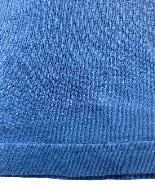 stussy（ステューシー）stussy (ステューシー) Stock Logo S/S Crew ブルー サイズ:Mの古着・服飾アイテム