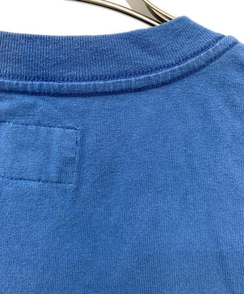 stussy（ステューシー）stussy (ステューシー) Stock Logo S/S Crew ブルー サイズ:Mの古着・服飾アイテム