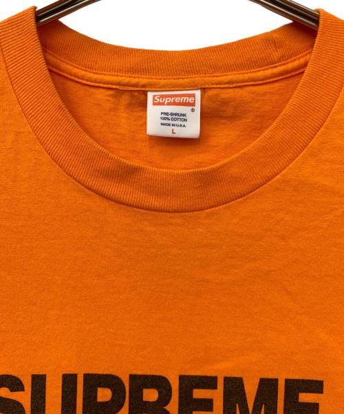 SUPREME（シュプリーム）Supreme (シュプリーム) 2007 T-shirts&stickers オレンジ サイズ:Lの古着・服飾アイテム