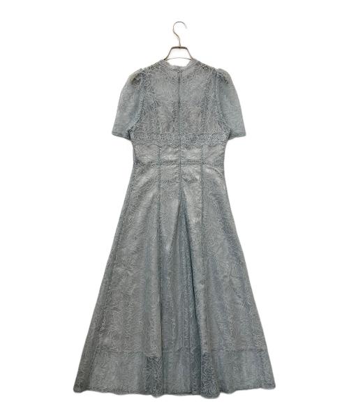 Snidel（スナイデル）Snidel (スナイデル) ノースリーフリルシフォンワンピース ブルー サイズ:1 未使用品の古着・服飾アイテム
