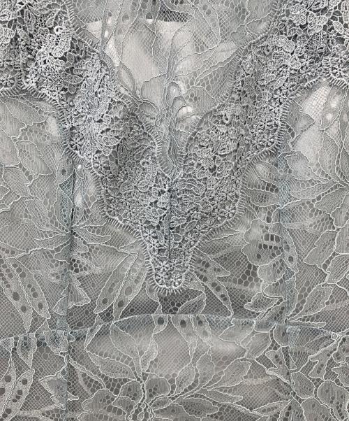 Snidel（スナイデル）Snidel (スナイデル) ノースリーフリルシフォンワンピース ブルー サイズ:1 未使用品の古着・服飾アイテム