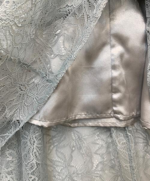 Snidel（スナイデル）Snidel (スナイデル) ノースリーフリルシフォンワンピース ブルー サイズ:1 未使用品の古着・服飾アイテム