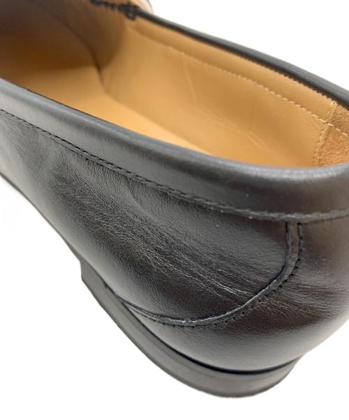 BALLY（バリー）BALLY (バリー) ビットローファー ブラック×ホワイト サイズ:6の古着・服飾アイテム