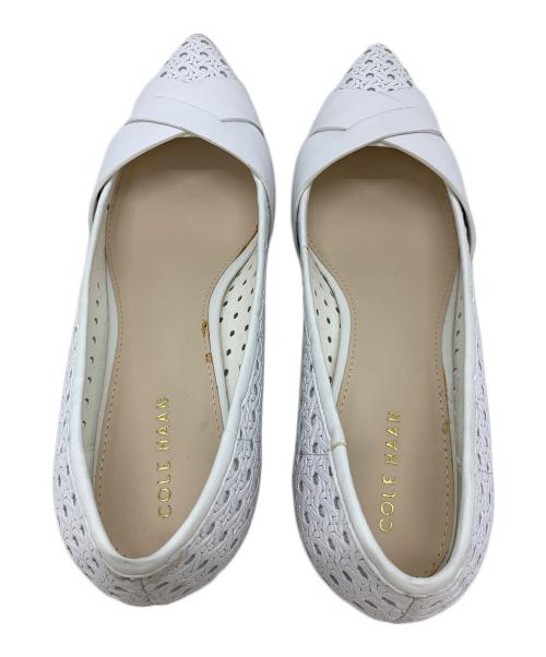 COLE HAAN（コールハーン）COLE HAAN (コールハーン) パンプス ホワイト サイズ:6 1/2の古着・服飾アイテム