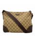 GUCCI (グッチ) ショルダーバッグ ブラウン×ベージュ：18000円