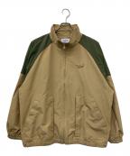 KEBOZケボズ）の古着「切替ジャケット」｜ブラウン×グリーン