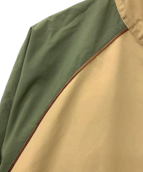 KEBOZ（ケボズ）KEBOZ (ケボズ) 切替ジャケット ブラウン×グリーン サイズ:Mの古着・服飾アイテム