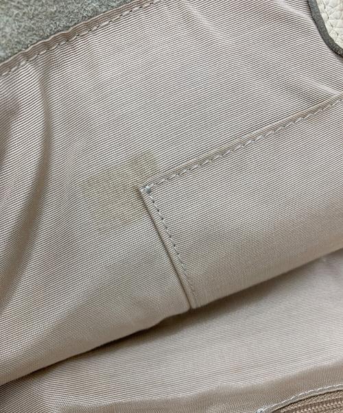 Perche（ペルケ）Perche (ペルケ) レザートートバッグ アイボリーの古着・服飾アイテム
