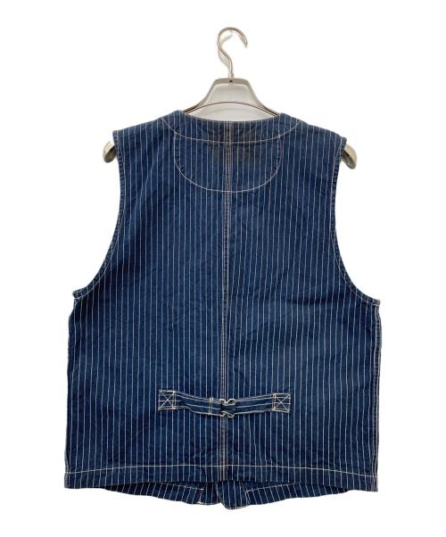 Schott（ショット）Schott (ショット) OLD HICKORY VEST ネイビー サイズ:XLの古着・服飾アイテム