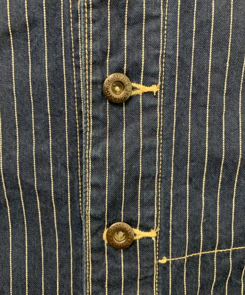 Schott（ショット）Schott (ショット) OLD HICKORY VEST ネイビー サイズ:XLの古着・服飾アイテム