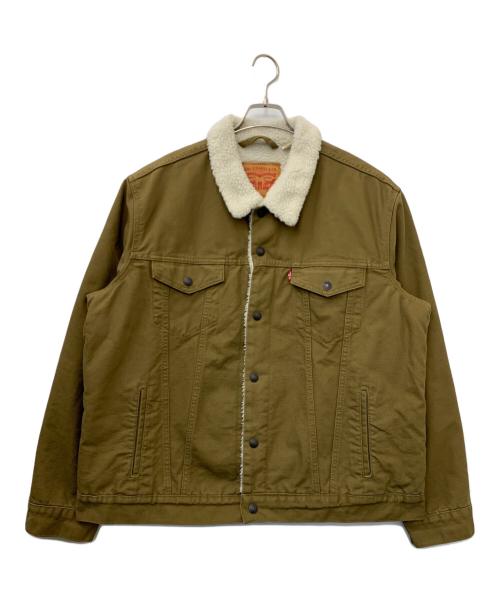 LEVI'S（リーバイス）LEVI'S (リーバイス) シェルパトラッカージャケット ベージュ サイズ:XLの古着・服飾アイテム