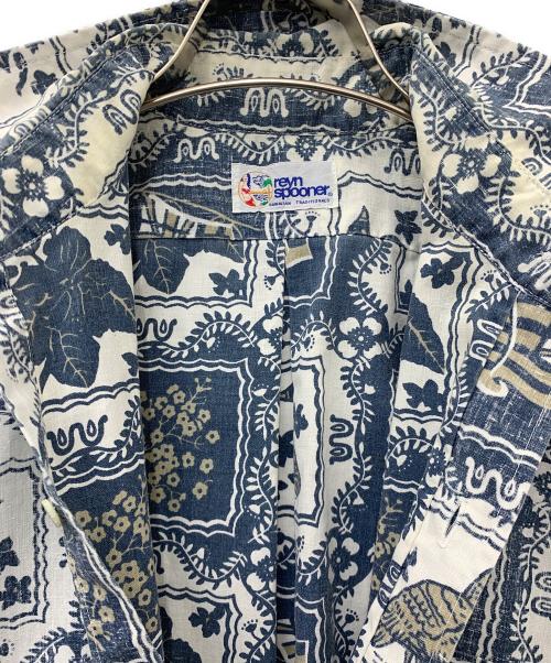 reyn spooner（レイン スプナー）reyn spooner (レイン スプナー) アロハシャツ ブルー×ホワイト サイズ:不明の古着・服飾アイテム