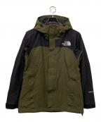 THE NORTH FACEザ ノース フェイス）の古着「マウンテンジャケット」｜ブラック×グリーン