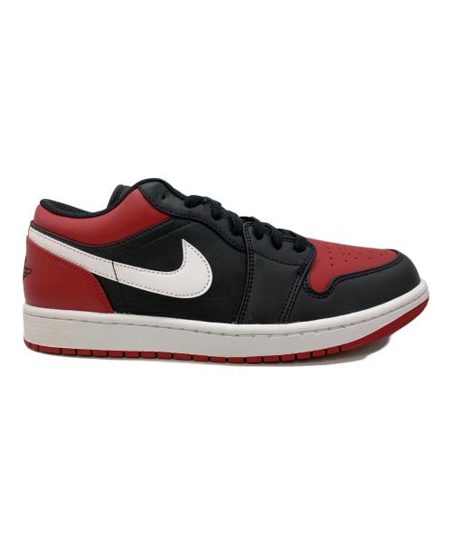 NIKE（ナイキ）NIKE (ナイキ) AIR JORDAN 1 LOW レッド×ブラック サイズ:29の古着・服飾アイテム