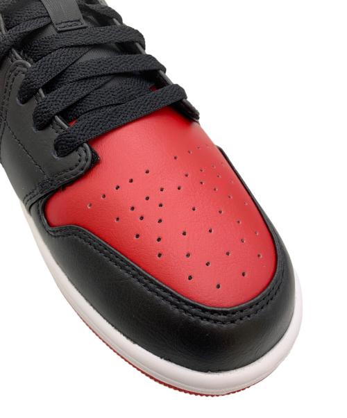 NIKE（ナイキ）NIKE (ナイキ) AIR JORDAN 1 LOW レッド×ブラック サイズ:29の古着・服飾アイテム