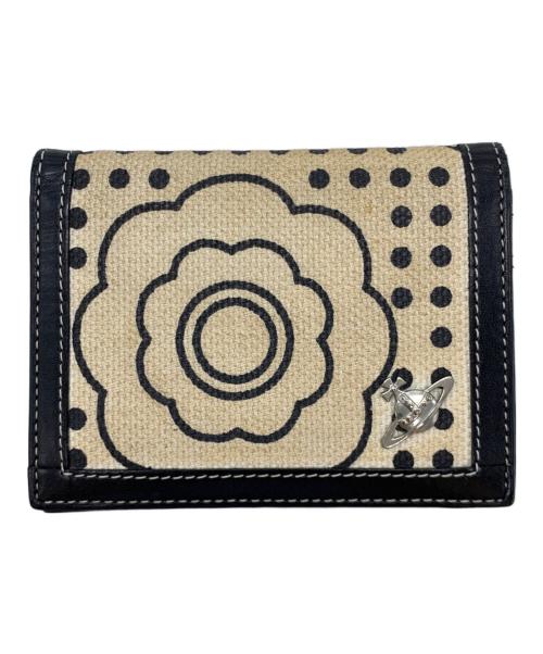 Vivienne Westwood（ヴィヴィアンウエストウッド）Vivienne Westwood (ヴィヴィアンウエストウッド) カードケース ホワイト×ブラックの古着・服飾アイテム