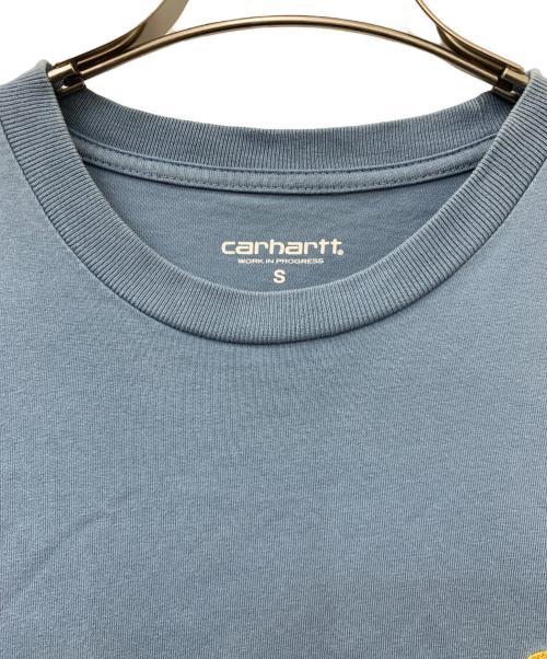 CarHartt（カーハート）CarHartt (カーハート) S/S CHASE T-SHIRT ブルー サイズ:Sの古着・服飾アイテム