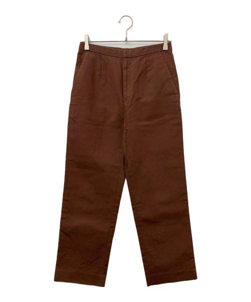 MUSE（ミューズ）MUSE (ミューズ) テーパードパンツ ブラウン サイズ:38の古着・服飾アイテム