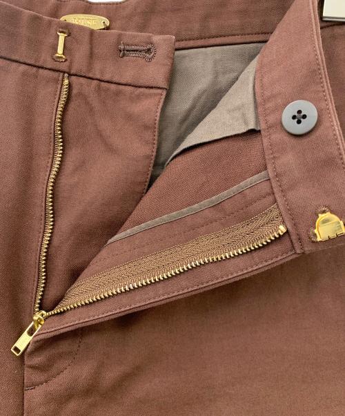 MUSE（ミューズ）MUSE (ミューズ) テーパードパンツ ブラウン サイズ:38の古着・服飾アイテム