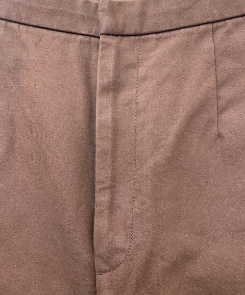 MUSE（ミューズ）MUSE (ミューズ) テーパードパンツ ブラウン サイズ:38の古着・服飾アイテム
