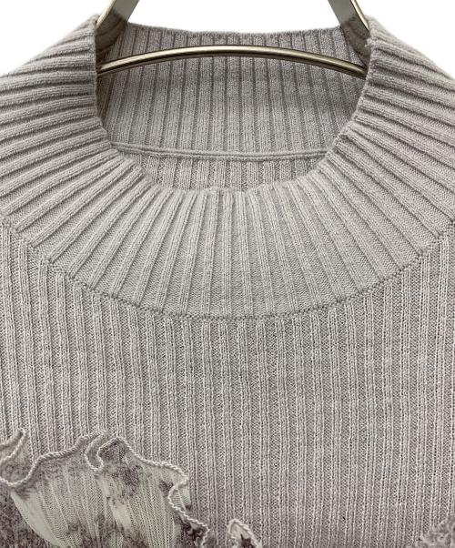 Snidel（スナイデル）Snidel (スナイデル) チュールオフショルドッキングプルオーバー ベージュ サイズ:Fの古着・服飾アイテム