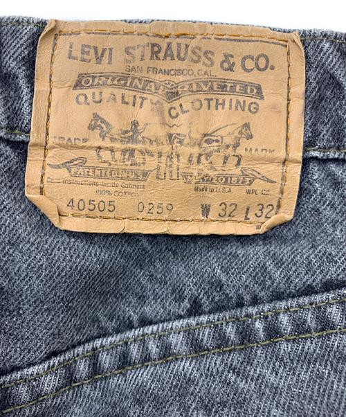 LEVI'S（リーバイス）LEVI'S (リーバイス) 先染め505デニムパンツ グレー サイズ:W32×L32の古着・服飾アイテム