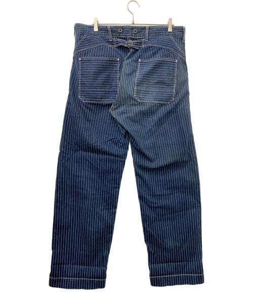 PERFECTO by Schott（パーフェクト バイ ショット）PERFECTO by Schott (パーフェクト バイ ショット) OLD HICKORY WORK PANTS ネイビー サイズ:91cm (W36)の古着・服飾アイテム
