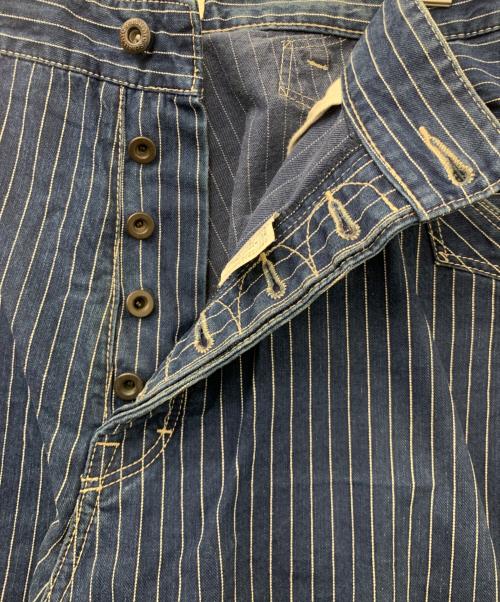 PERFECTO by Schott（パーフェクト バイ ショット）PERFECTO by Schott (パーフェクト バイ ショット) OLD HICKORY WORK PANTS ネイビー サイズ:91cm (W36)の古着・服飾アイテム