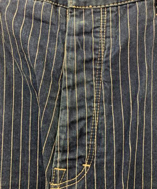 PERFECTO by Schott（パーフェクト バイ ショット）PERFECTO by Schott (パーフェクト バイ ショット) OLD HICKORY WORK PANTS ネイビー サイズ:91cm (W36)の古着・服飾アイテム