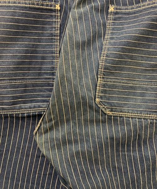 PERFECTO by Schott（パーフェクト バイ ショット）PERFECTO by Schott (パーフェクト バイ ショット) OLD HICKORY WORK PANTS ネイビー サイズ:91cm (W36)の古着・服飾アイテム