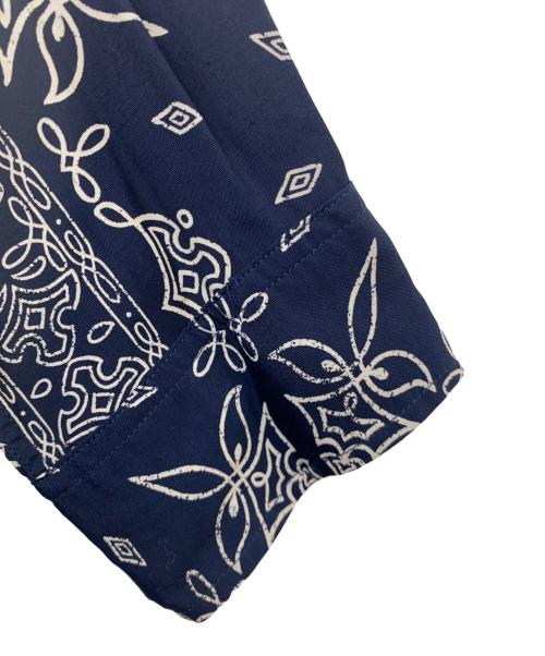SCHOTT BROS.（ショットブロス）SCHOTT BROS. (ショットブロス) 総柄シャツ ネイビー サイズ:XLの古着・服飾アイテム