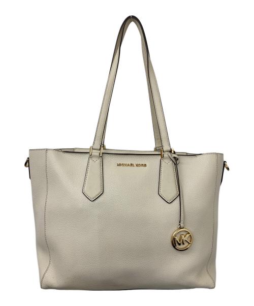 MICHAEL KORS（マイケルコース）MICHAEL KORS (マイケルコース) トートバッグ KIMBERLY ホワイトの古着・服飾アイテム