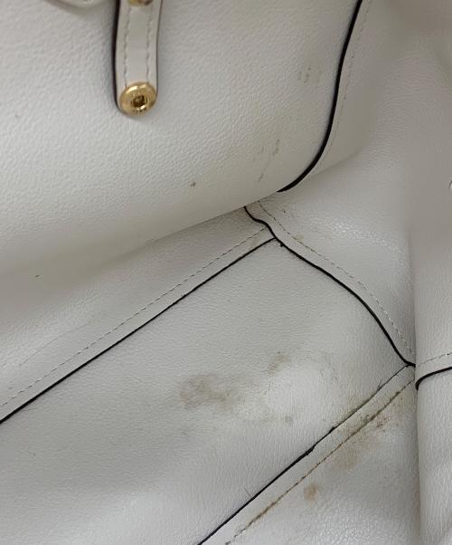 MICHAEL KORS（マイケルコース）MICHAEL KORS (マイケルコース) トートバッグ KIMBERLY ホワイトの古着・服飾アイテム